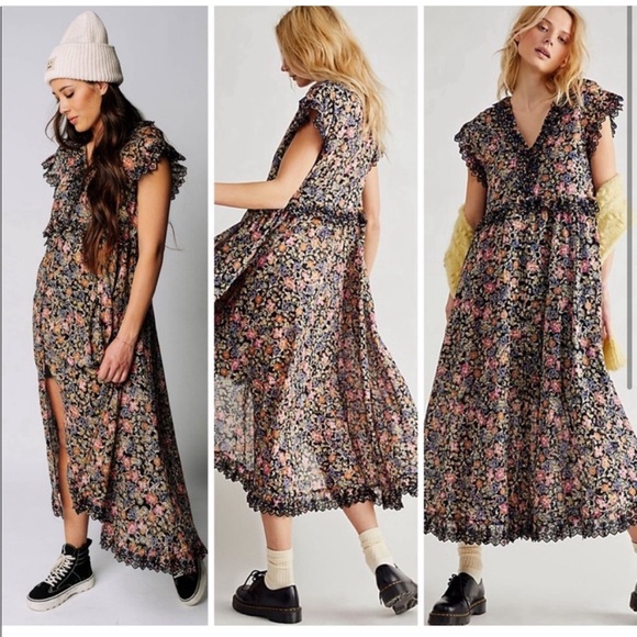 Free People Milania Dress. Missing Liner. Size: XL. - Picture 2 of 8